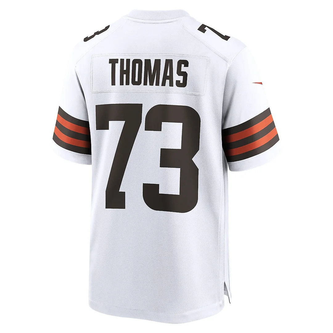 Zennovawear Joe Thomas Cleveland Browns Retired Game Player Jersey - White