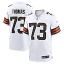 Zennovawear Joe Thomas Cleveland Browns Retired Game Player Jersey - White