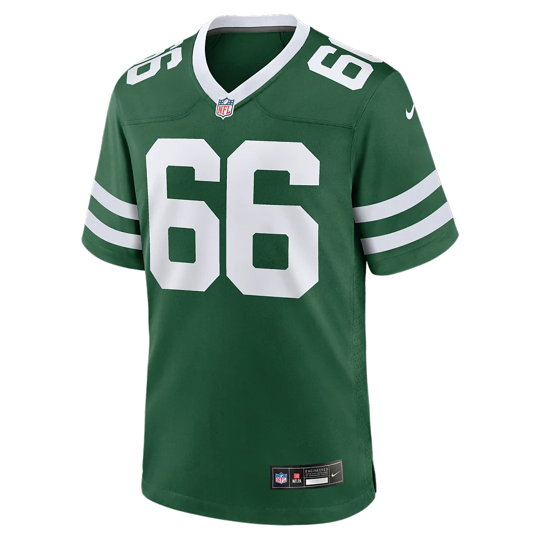Zennovawear Joe Tippmann New York Jets Team Game Jersey - Legacy Green