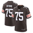 Zennovawear Joel Bitonio Cleveland Browns Game Jersey - Brown