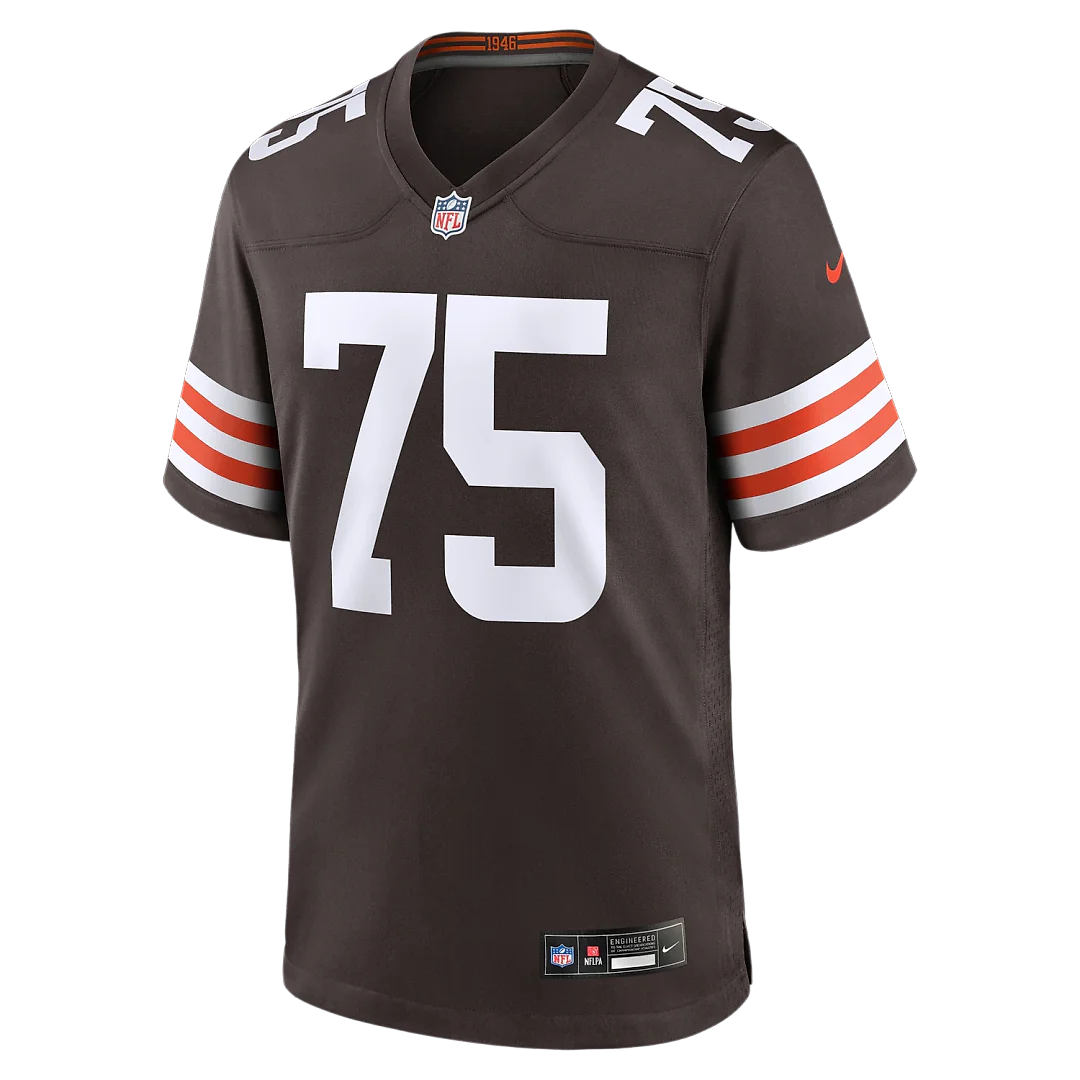 Zennovawear Joel Bitonio Cleveland Browns Game Jersey - Brown