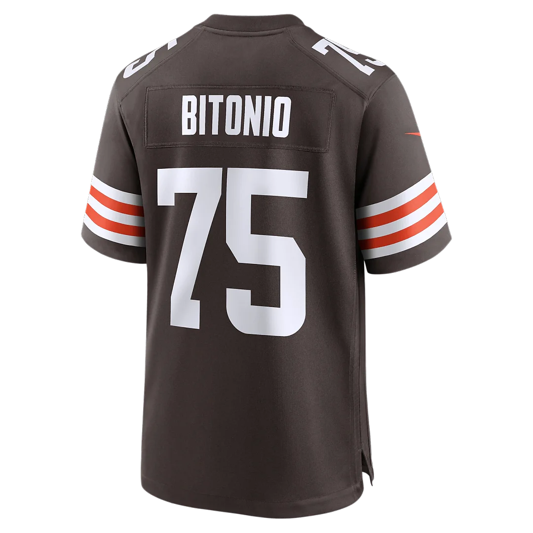 Zennovawear Joel Bitonio Cleveland Browns Game Jersey - Brown