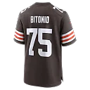 Zennovawear Joel Bitonio Cleveland Browns Game Jersey - Brown