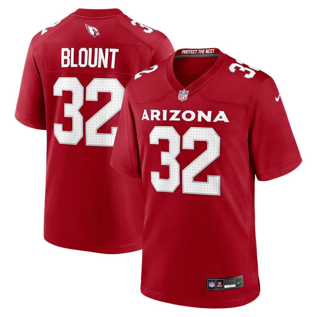 Zennovawear Joey Blount Arizona Cardinals Game Jersey - Cardinal