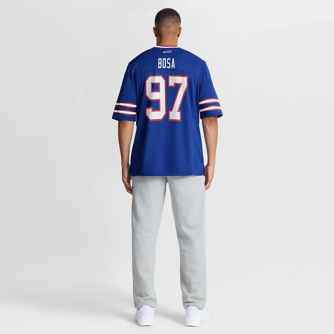 Zennovawear Joey Bosa Buffalo Bills Game Player Jersey - Royal