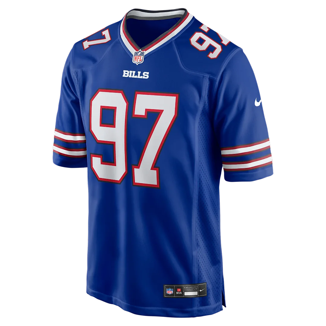 Zennovawear Joey Bosa Buffalo Bills Game Player Jersey - Royal