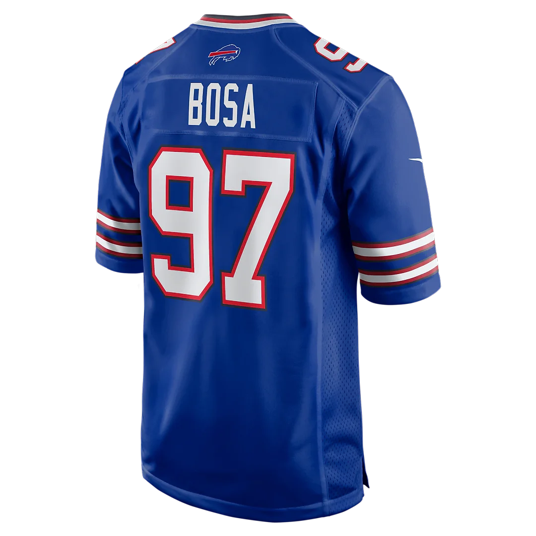 Zennovawear Joey Bosa Buffalo Bills Game Player Jersey - Royal