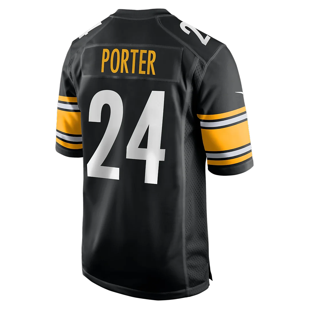Zennovawear Joey Porter Jr. Pittsburgh Steelers Game Jersey - Black