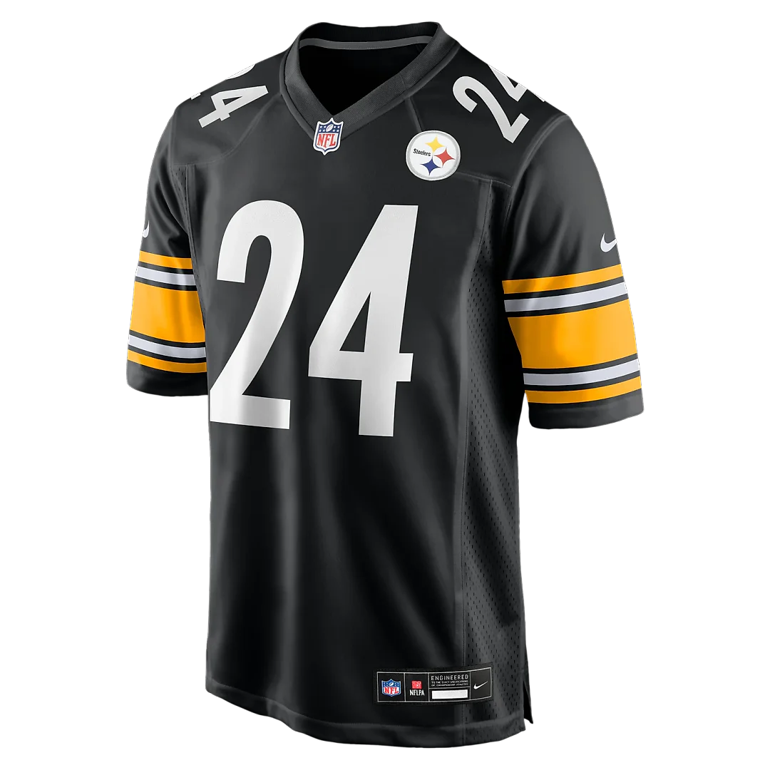 Zennovawear Joey Porter Jr. Pittsburgh Steelers Game Jersey - Black