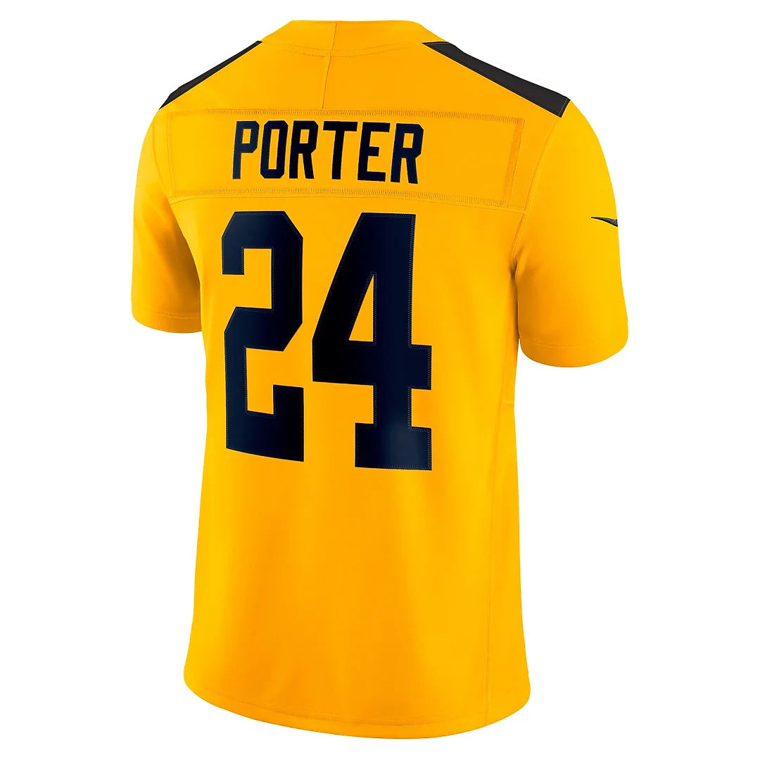 Zennovawear Joey Porter Jr. Pittsburgh Steelers Alternate 1933 Throwback Vapor FUSE. Limited Jersey - Gold