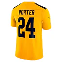 Zennovawear Joey Porter Jr. Pittsburgh Steelers Alternate 1933 Throwback Vapor FUSE. Limited Jersey - Gold
