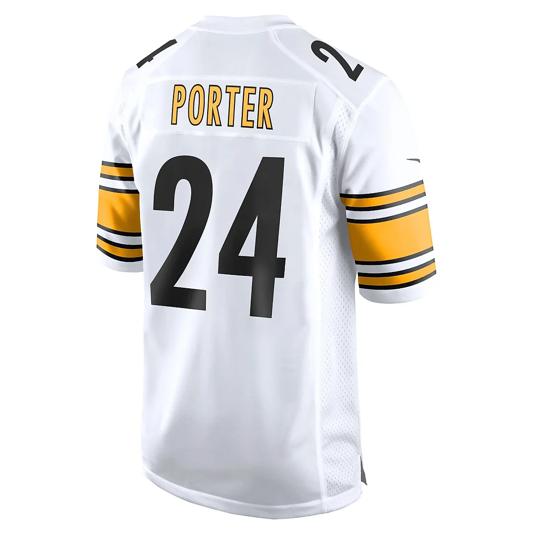 Zennovawear Joey Porter Jr. Pittsburgh Steelers Away Game Jersey - White
