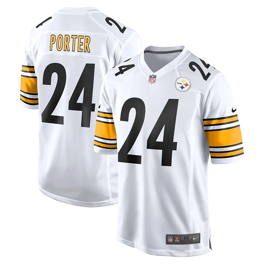 Zennovawear Joey Porter Jr. Pittsburgh Steelers Away Game Jersey - White