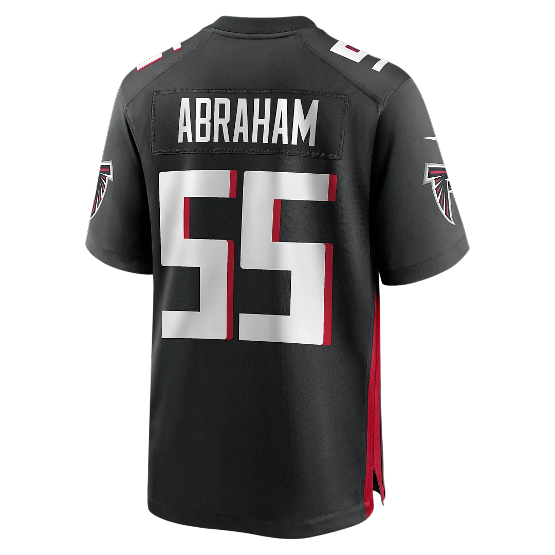 Zennovawear John Abraham Atlanta Falcons Game Retired Player Jersey - Black