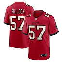 Zennovawear John Bullock Tampa Bay Buccaneers Team Game Jersey - Red
