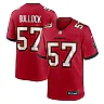 Zennovawear John Bullock Tampa Bay Buccaneers Team Game Jersey - Red