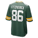 Zennovawear John FitzPatrick Green Bay Packers Team Game Jersey - Green