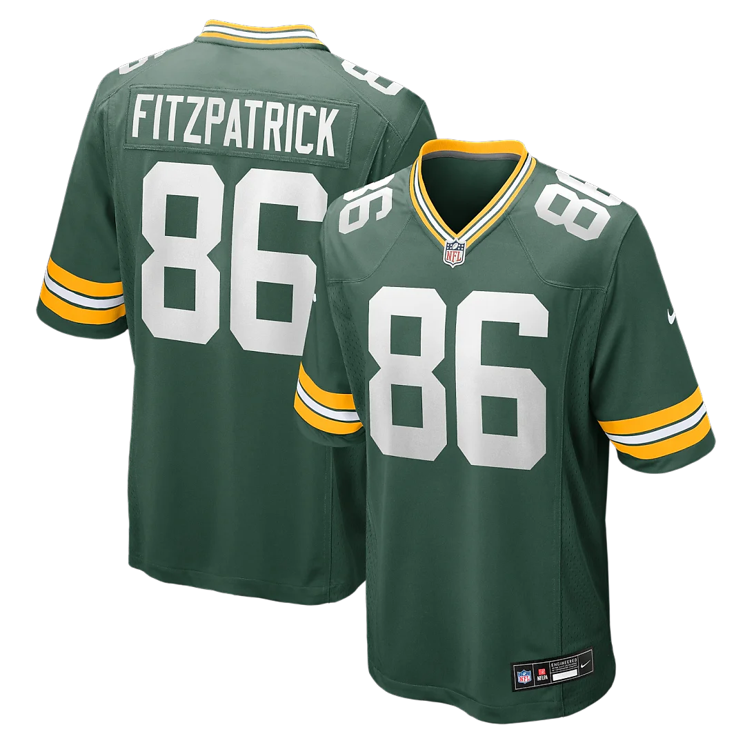 Zennovawear John FitzPatrick Green Bay Packers Team Game Jersey - Green
