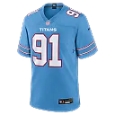 Zennovawear John Franklin-Myers Tennessee Titans Team Game Jersey - Light Blue