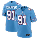 Zennovawear John Franklin-Myers Tennessee Titans Team Game Jersey - Light Blue
