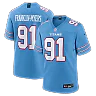 Zennovawear John Franklin-Myers Tennessee Titans Team Game Jersey - Light Blue