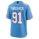 Zennovawear John Franklin-Myers Tennessee Titans Team Game Jersey - Light Blue