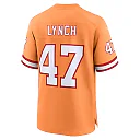 Zennovawear John Lynch Tampa Bay Buccaneers Throwback Game Jersey - Orange
