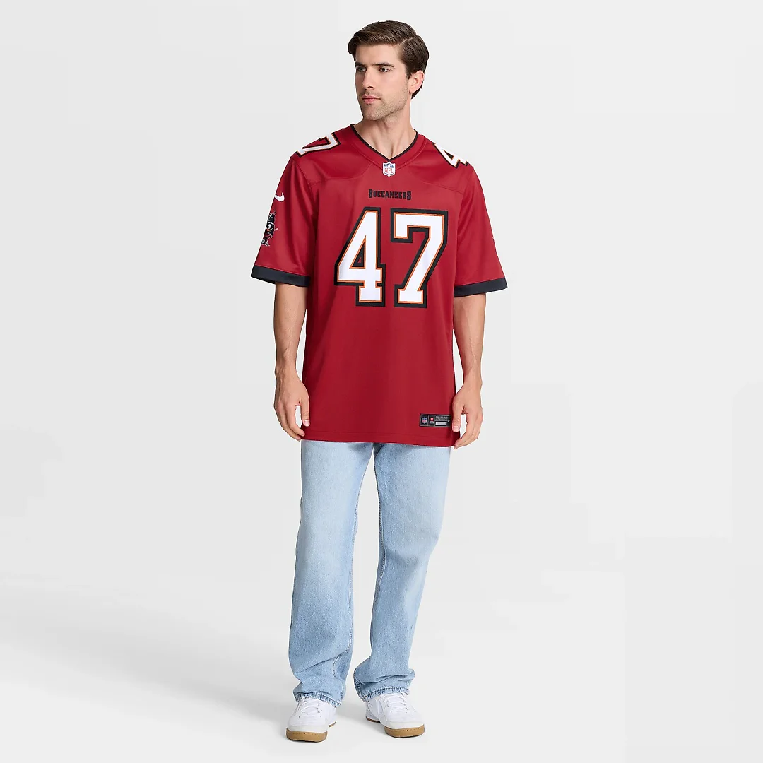 Zennovawear John Lynch Tampa Bay Buccaneers Game Retired Player Jersey - Red