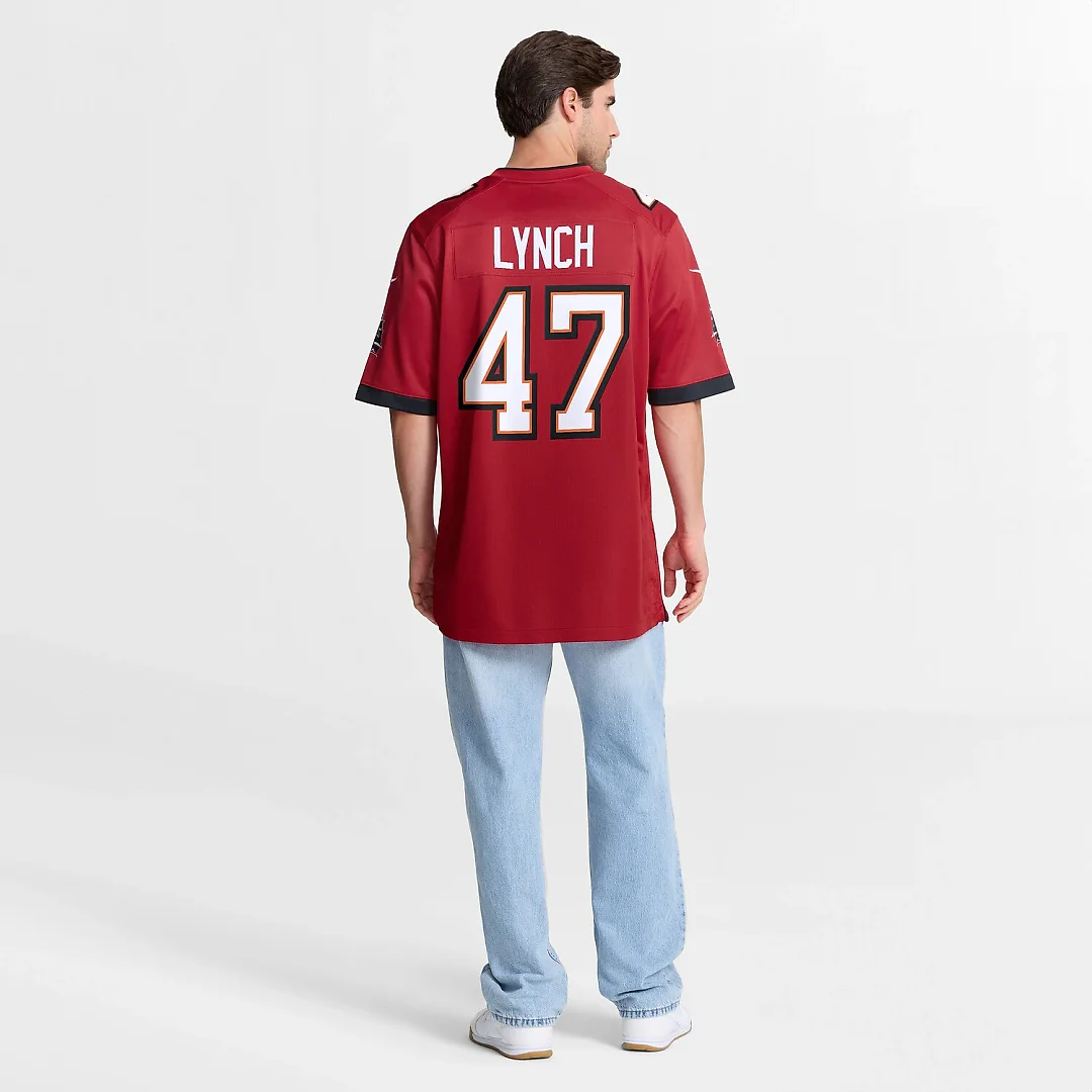 Zennovawear John Lynch Tampa Bay Buccaneers Game Retired Player Jersey - Red
