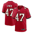 Zennovawear John Lynch Tampa Bay Buccaneers Game Retired Player Jersey - Red