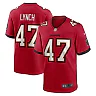 Zennovawear John Lynch Tampa Bay Buccaneers Retired Player Game Jersey - Red