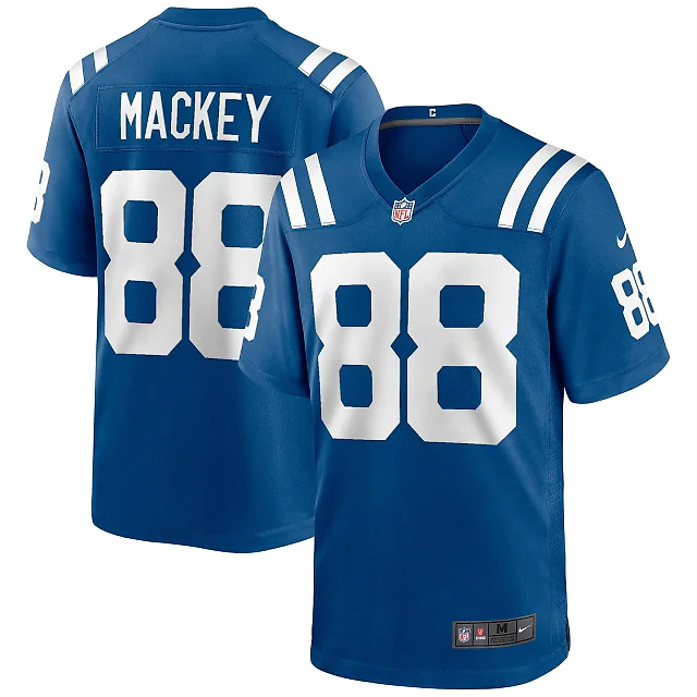 Zennovawear John Mackey Indianapolis Colts Game Retired Player Jersey - Royal