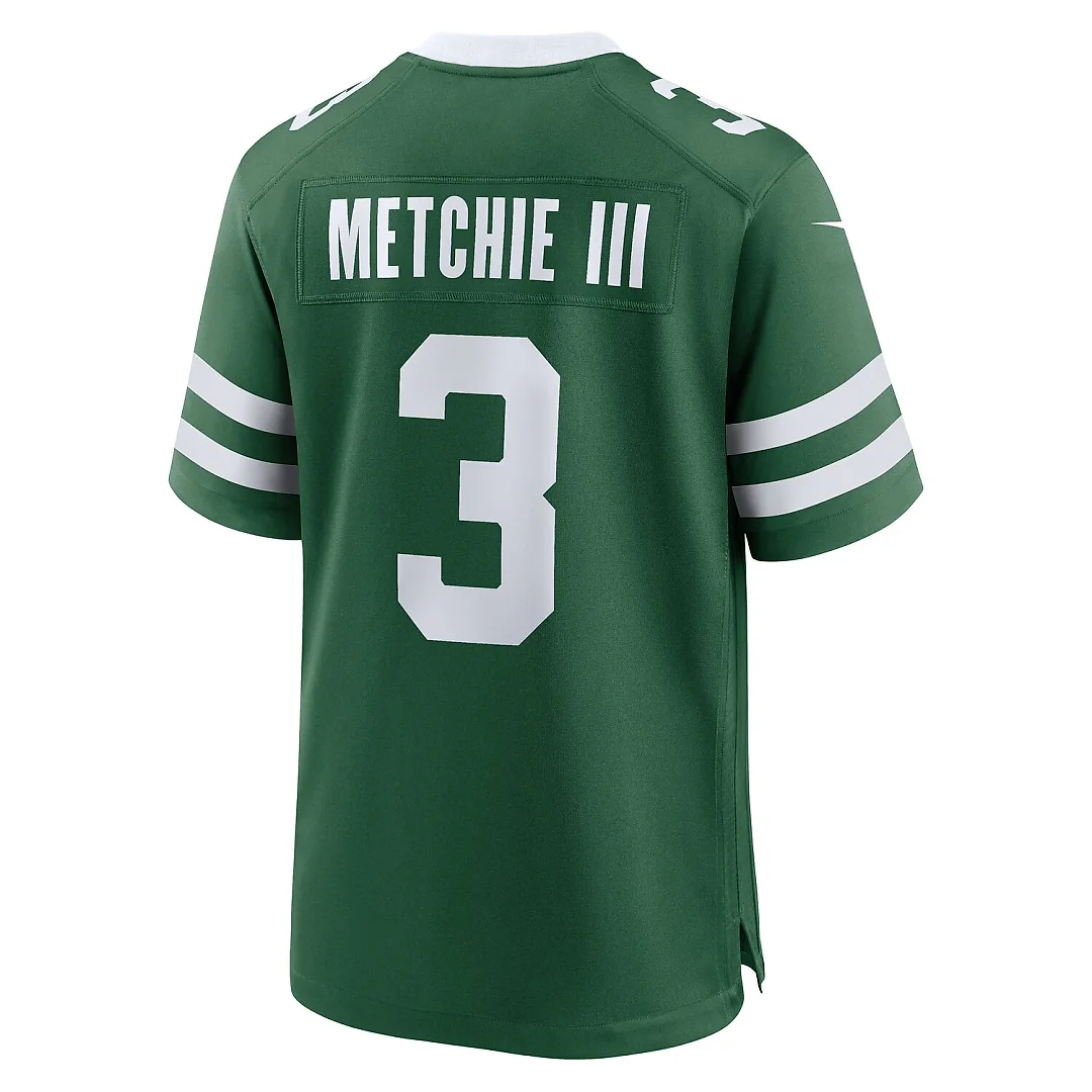 Zennovawear John Metchie III New York Jets Team Game Jersey - Legacy Green
