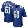 Zennovawear John Michael Schmitz Jr. New York Giants Team Game Jersey - Royal