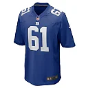 Zennovawear John Michael Schmitz New York Giants Team Game Jersey - Royal