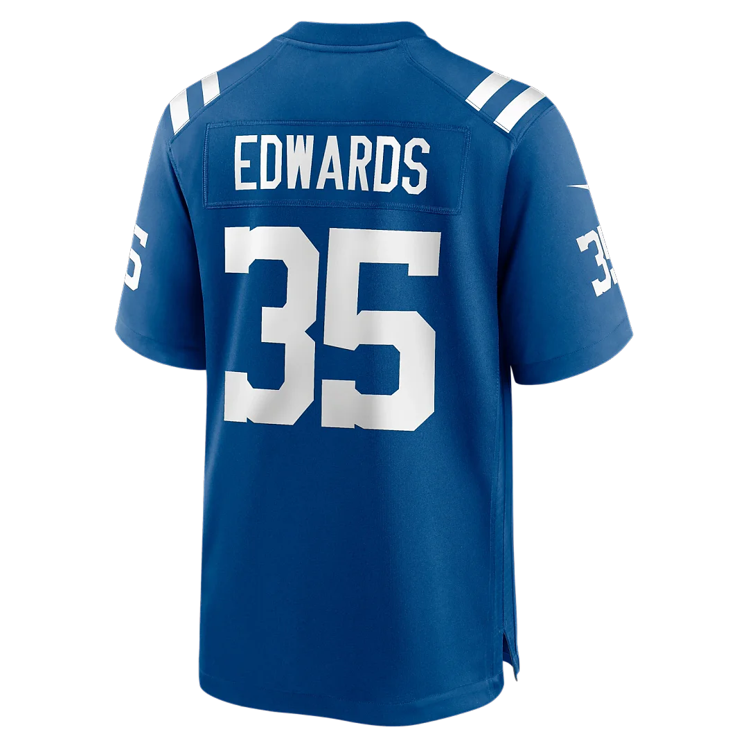 Zennovawear Johnathan Edwards Indianapolis Colts Team Game Jersey - Royal