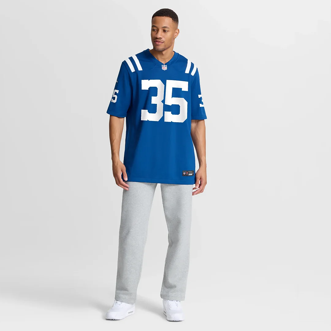 Zennovawear Johnathan Edwards Indianapolis Colts Team Game Jersey - Royal