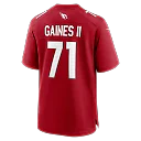 Zennovawear Jon Gaines II Arizona Cardinals Team Game Jersey - Cardinal