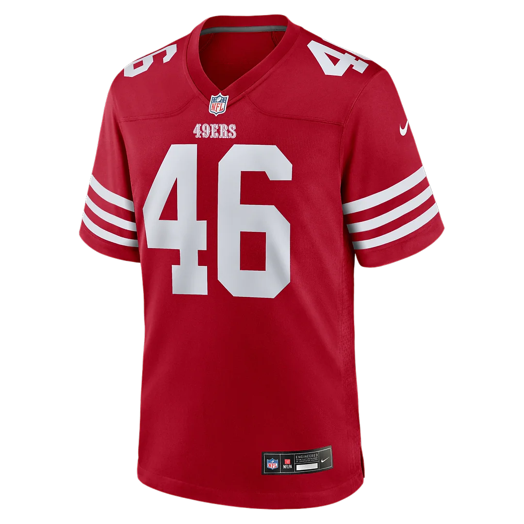 Zennovawear Jon Weeks San Francisco 49ers Team Game Jersey - Scarlet