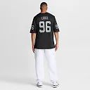 Zennovawear Jonah Laulu Las Vegas Raiders Team Game Jersey - Black