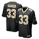 Zennovawear Jonas Sanker New Orleans Saints Team Game Jersey - Black
