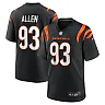 Zennovawear Jonathan Allen Cincinnati Bengals Team Game Jersey - Black