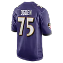 Zennovawear Jonathan Ogden Baltimore Ravens Game Retired Player Jersey - Purple