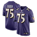 Zennovawear Jonathan Ogden Baltimore Ravens Game Retired Player Jersey - Purple