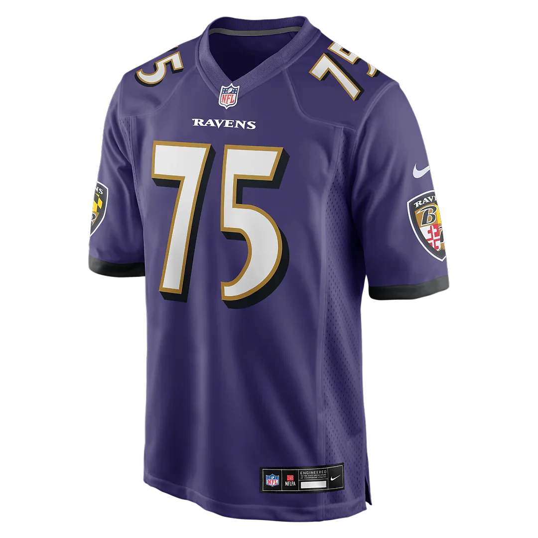 Zennovawear Jonathan Ogden Baltimore Ravens Game Retired Player Jersey - Purple