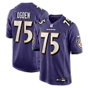 Zennovawear Jonathan Ogden Baltimore Ravens Game Retired Player Jersey - Purple