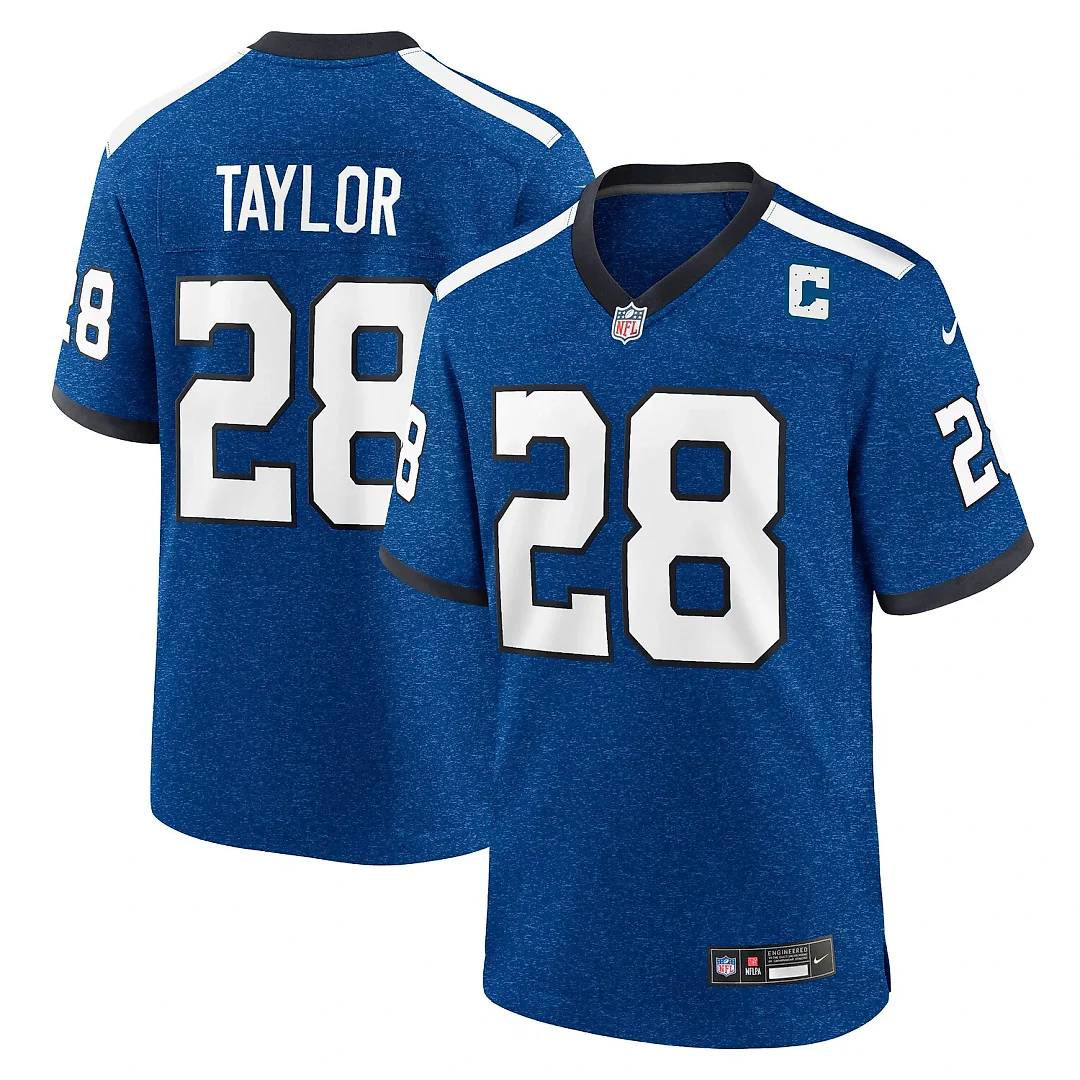 Zennovawear Jonathan Taylor Indianapolis Colts Indiana Nights Alternate Game Jersey - Royal
