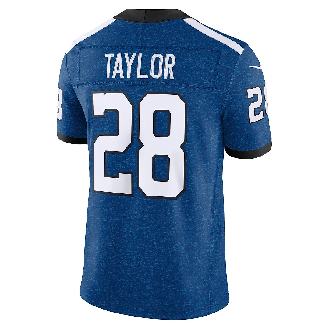 Zennovawear Jonathan Taylor Indianapolis Colts Alternate Indiana Nights Vapor FUSE. Stitched Limited Jersey - Royal