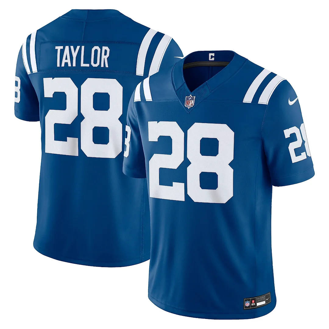 Zennovawear Jonathan Taylor Indianapolis Colts Team Vapor FUSE. Stitched Limited Jersey - Royal