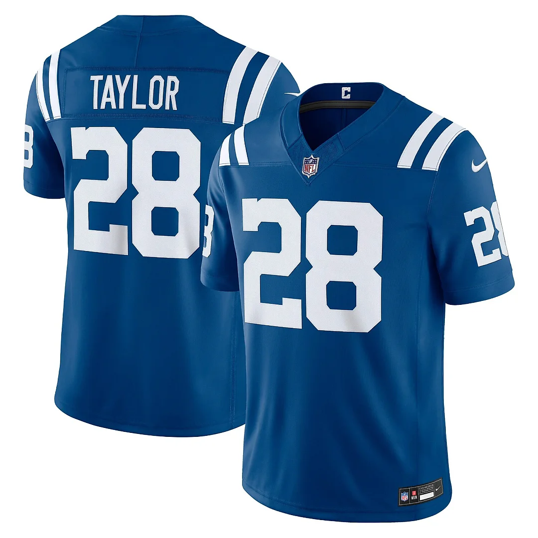 Zennovawear Jonathan Taylor Indianapolis Colts Team Vapor FUSE. Stitched Limited Jersey - Royal